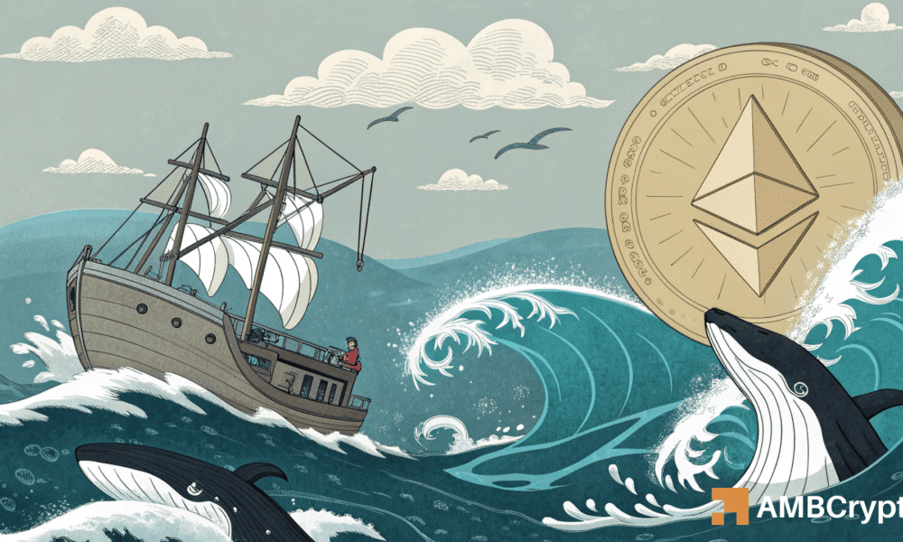 以太坊鲸鱼退出，现货活动升温：ETH 将迎来重大变化吗？