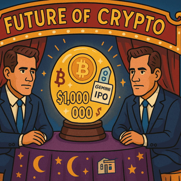 Winklevoss Twins Predict Bitcoin Price to Reach /uploadfile/coin/2025/0913/1sass31d3s63018csd03h.jpg Million After Gemini Listing